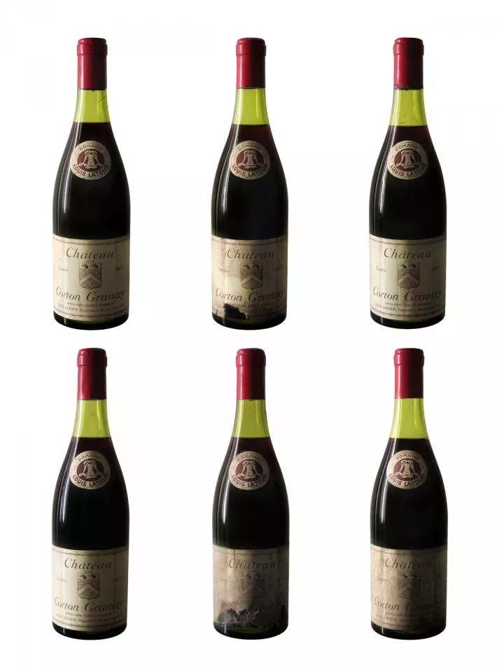 Corton Grand Cru Grancey Louis Latour 1957 6 bouteilles (6x75cl)