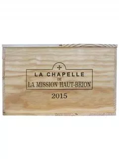 La Chapelle de la Mission Haut-Brion 2015 Caisse bois d'origine de 6 magnums (6x150cl)