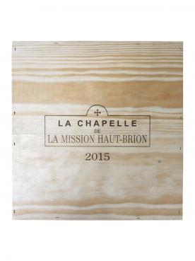 La Chapelle de la Mission Haut-Brion 2015 Caisse bois d'origine de 3 magnums (3x150cl)