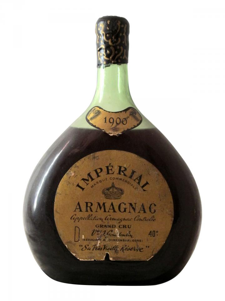 Armagnac Impérial Sa Très Vieille Réserve Grand Cru Veuve J. Goudoulin 1900 Magnum (150cl)