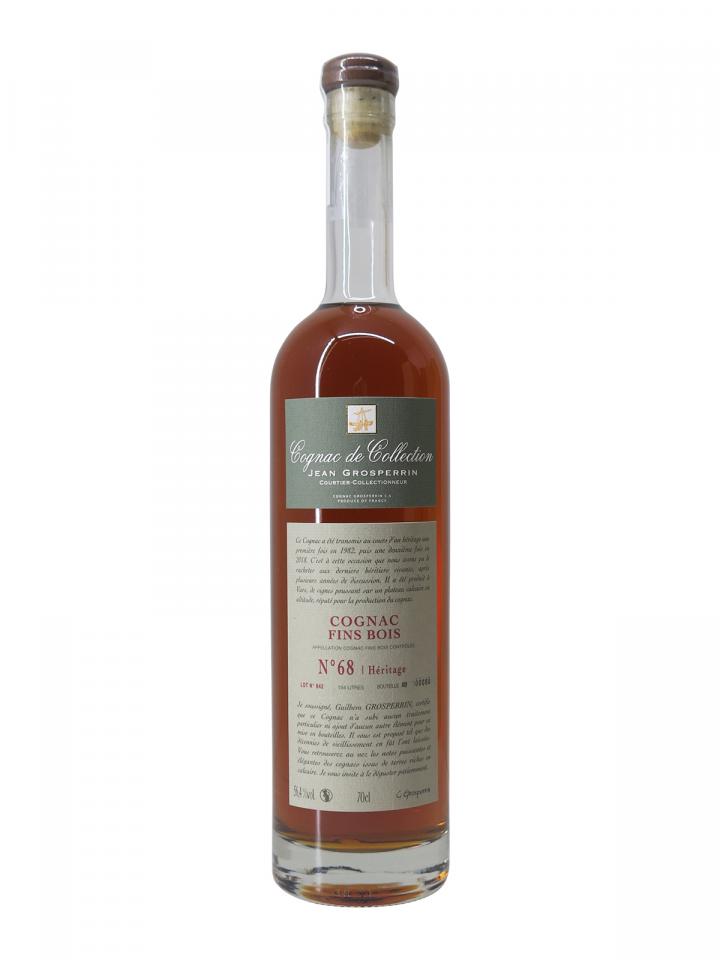 Cognac N°68 Fins Bois Cognac Grosperrin Non millésimé Coffret d'une bouteille (70cl)