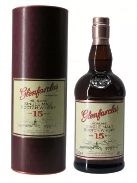 Whisky 15 Ans Glenfarclas Coffret d'une bouteille (70cl)