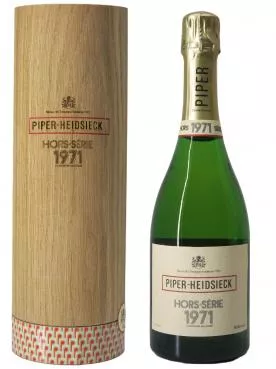 Champagne Piper Heidsieck Hors-Série Brut 1971 Dégorgé en 2021 Caisse bois d'origine d'une bouteille (1x75cl)