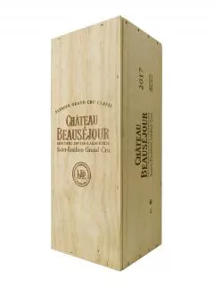 Château Beauséjour Duffau Lagarrosse 2017 Caisse bois d'origine d'un double magnum (1x300cl)