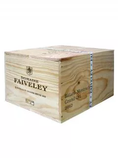 Bâtard-Montrachet Grand Cru Domaine Faiveley 2012 Caisse bois d'origine de 6 bouteilles (6x75cl)