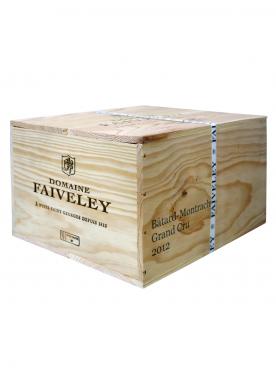 Bâtard-Montrachet Grand Cru Domaine Faiveley 2012 Caisse bois d'origine de 6 bouteilles (6x75cl)