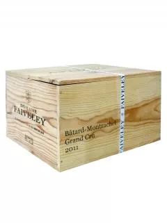 Bâtard-Montrachet Grand Cru Domaine Faiveley 2011 Caisse bois d'origine de 6 bouteilles (6x75cl)