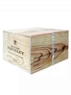 Bienvenues Bâtard-Montrachet Grand Cru Domaine Faiveley 2012 Caisse bois d'origine de 6 bouteilles (6x75cl)